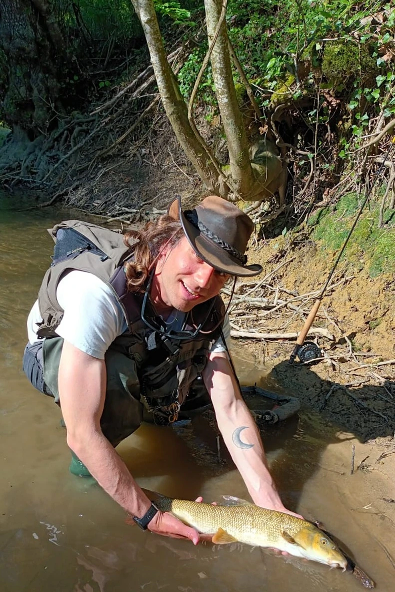 pêche à la mouche barbeau